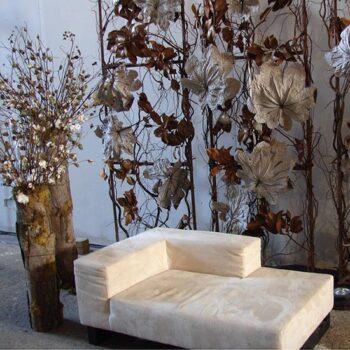 pumice chaise suede tan lounge upholstery rental