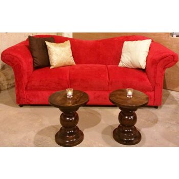 jazz sofa red velvet suede lounge upholstery rental