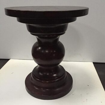 goa table dark ebony wood occasional rental