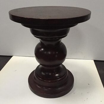 goa table dark ebony wood occasional rental