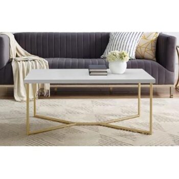 white marble gold table metal occasional rental