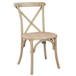 x back dining chair antique rustic weathered white painted wood chair rental