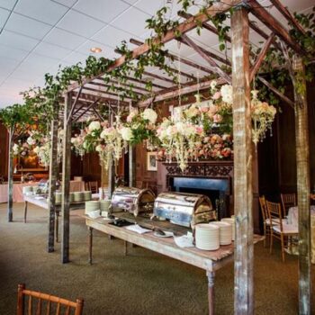 napa arbor wood arch chuppah structure rental