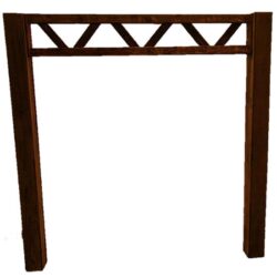 truss arch wood arbor structures rental