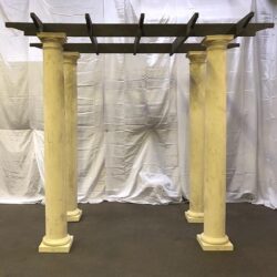 pergola wood arch brown structures rental