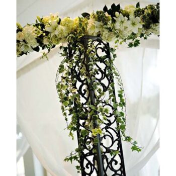 french quarter cast iron structure pergola arch rental