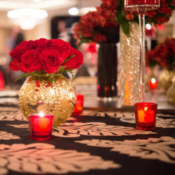 red glass votive holder clear candle holder rental