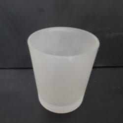 frosted glass votive holder candle holder rental