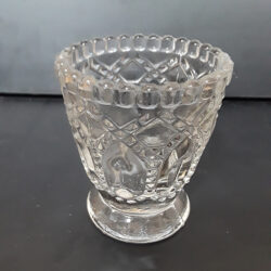 votive holder glass ornate heirloom vintage