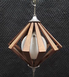 Mid Century Modern Retro Swag Lamp MCM