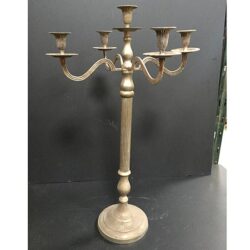 Brass Deco candelabra