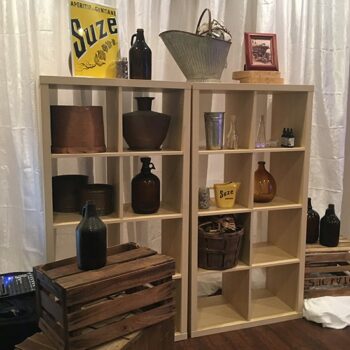 wood cube bookcase light furniture