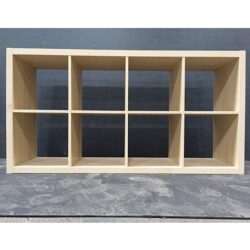 wood cube bookcase light furniture