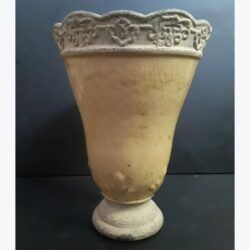 palisade vase ceramic pot vessel flowers rental