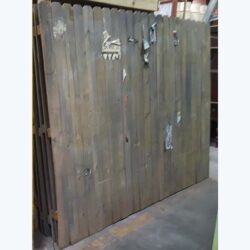 privacy fence panel wood dark outdoor decor rental