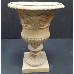 classic urn marbled ceramic resin vessel rental