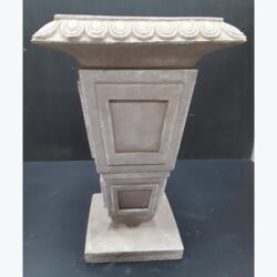 elizabethan urn matte grey resin ceramic vessel flowers rental