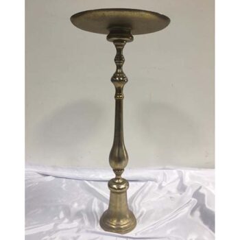 paris pedestal silver bronze riser decor rental