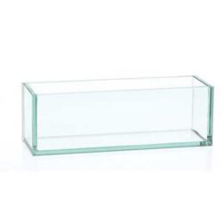 plate glass planter clear thick rectangular vessel rental
