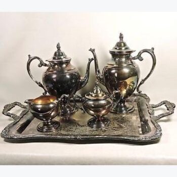 silverplate tea coffee service housewares rental