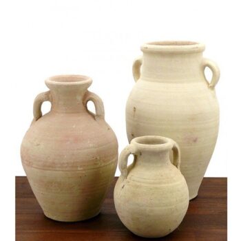 ceramic urn athens greek original tan dark light vessel flowers rental