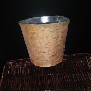 birch vase pot vessel natural rental