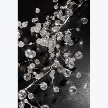 bling garland clear bead branch home decor rental