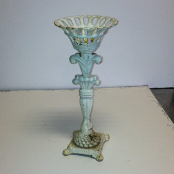 iron erpergne cast iron metal vessel flowers rental