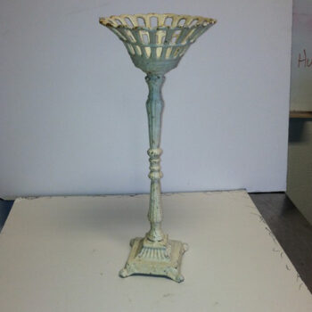 iron erpergne cast iron metal vessel flowers rental