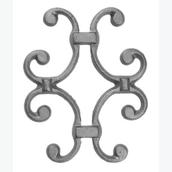 cast iron scroll grey home decor rental