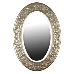 wall mirror metal silver mirrors decor rental