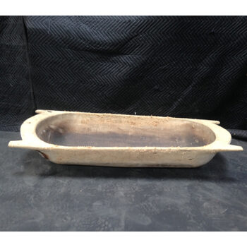 dough bowl wood natural dug out rental