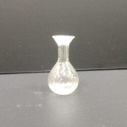optical bud glass vase clear vessel flowers rental