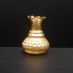 mercury genie vase gold glass opaque vessel flowers rental