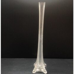 italian bud vase clear glass vessel flowers rental