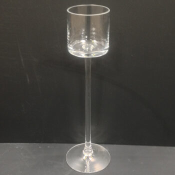 monet vase glass clear vessel flower rental