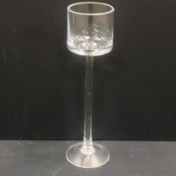 monet vase glass clear vessel flower rental