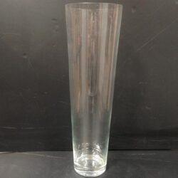 voluminous vase straight clear candle flowers glass vessel rental