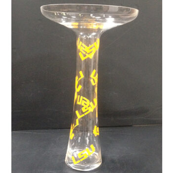 sydney vase glass bowl clear vessel flowers rental