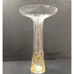 sydney vase glass bowl clear vessel flowers rental