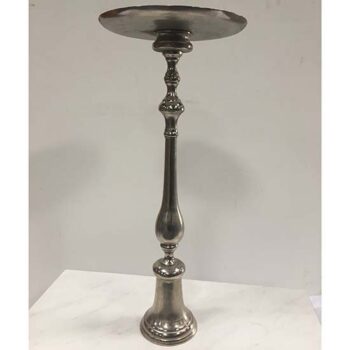 paris pedestal silver bronze riser decor rental