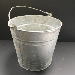 pail galvanized metal vessel rental