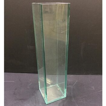 plate glass planter clear thick rectangular vessel rental