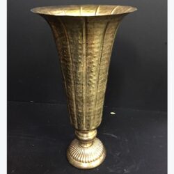 lita vase metal bronze vessel flower rental