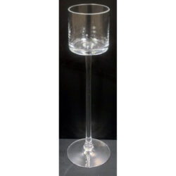 monet vase glass clear vessel flower rental