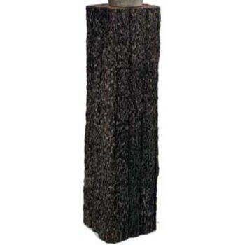 pedestal wood mussel faux riser decor rental