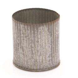 norah vase metal tin aluminum vessel metal rental