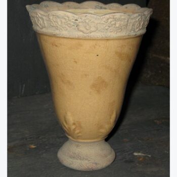 palisade vase ceramic pot vessel flowers rental