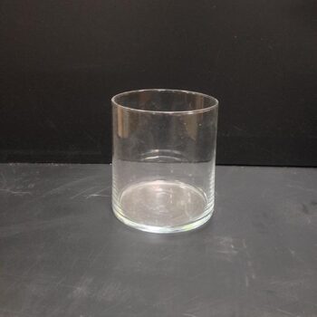 rota vase clear glass vessel flowers rental