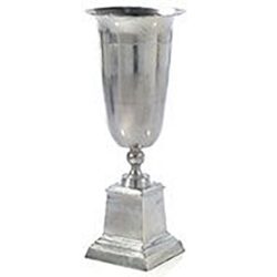 regent vase urn silver metal vessel rental